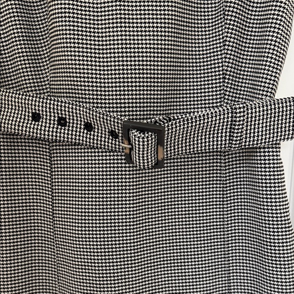 Ann Taylor Gray Midi Dress with Belt - Picture 3 of 4